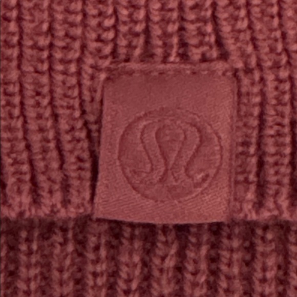 LULULEMON Merino Wool Blend Ribbed Crew Neck Sweater Dusty Pink Size 6 Oversized - Picture 10 of 10